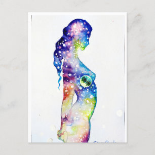 Das Universum in ihrem Soul Postkarte