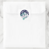 Das Universum in meinem Cup Quadratischer Aufkleber (Tasche)