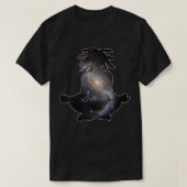 Das Universum innerhalb einer sitzenden Meditation T-Shirt (Design vorne)