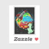 DAS UNIVERSUM IST DEIN AUFKLEBER (Blatt)