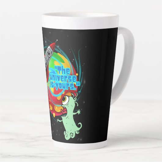 DAS UNIVERSUM IST DEIN MILCHTASSE (Rechte Ecke)