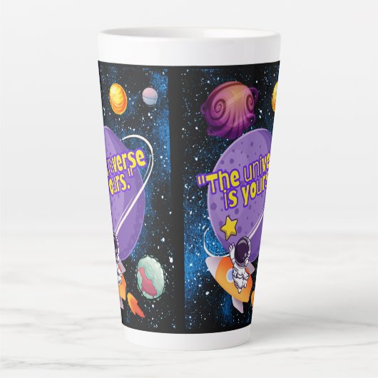 DAS UNIVERSUM IST DEIN MILCHTASSE (Vorderseite)
