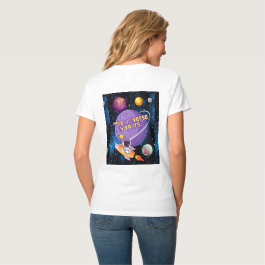 DAS UNIVERSUM IST DEIN T-Shirt (Rückseite Vollansicht)