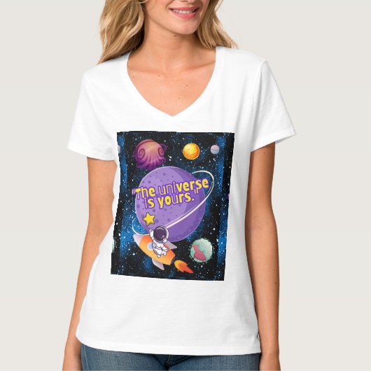DAS UNIVERSUM IST DEIN T-Shirt (Vorderseite)