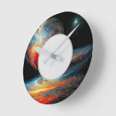 Das Universum ist die Uhr "Alive_Digital Art Wall" (Winkel)