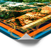 Das Universum ist ein Baum Poster (Ecke)