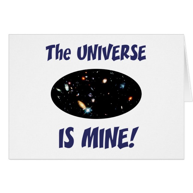 Das Universum ist meins (Vorderseite (Horizontal))
