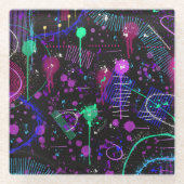 Das Universum ist weit Glasuntersetzer (Vorderseite)