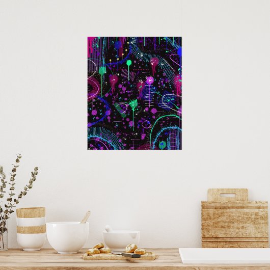 Das Universum ist weit Poster (Küche)