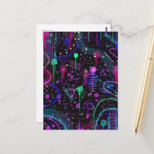 Das Universum ist weit Postkarte