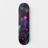 Das Universum ist weit Skateboard (Vorderseite)