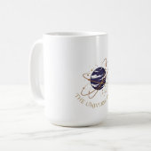 Das Universum jenseits des Langarmshirts Kaffeetasse (Vorderseite Links)