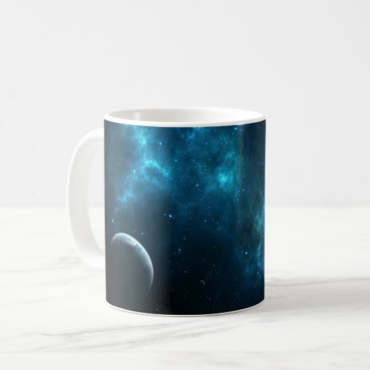 Das Universum Kaffeetasse (Vorderseite Links)