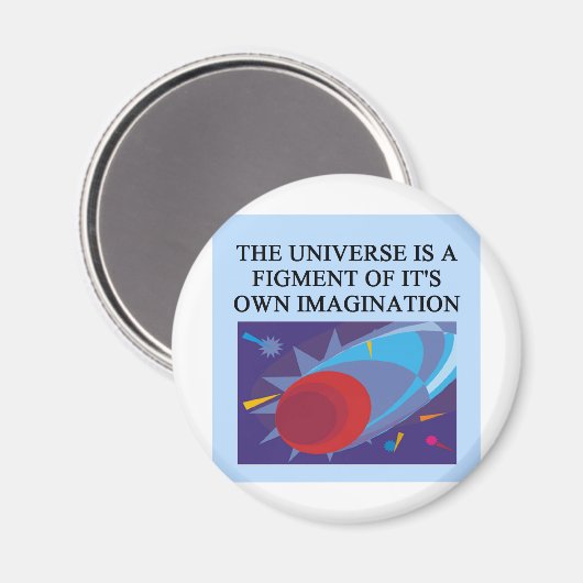 das Universum Magnet (Vorderseite/Rückseite)