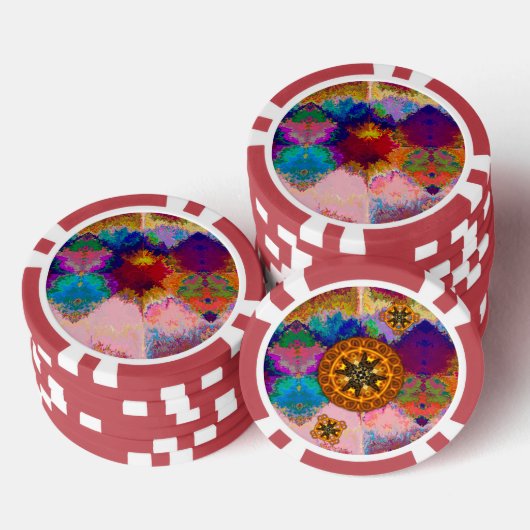 das Universum Pokerchips (Stapel)
