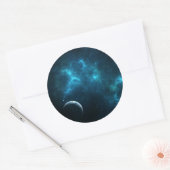 Das Universum Runder Aufkleber (Umschlag)
