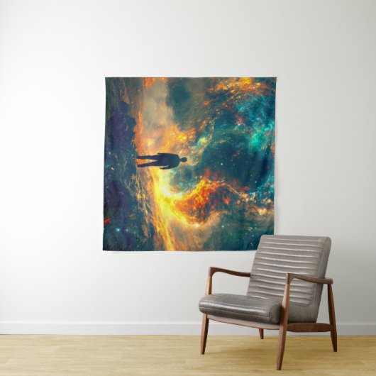 Das Universum Wandteppich (Beispiel (Horizontal))