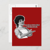 Das Universum, wenn es hinter deinem Rücken lacht Postkarte (Vorne/Hinten)