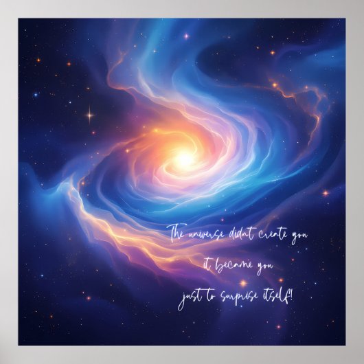 Das Universum wurde zu einer Überraschung! Poster (Vorne)