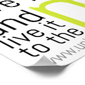 Das Unlifer-Manifest Poster (Ecke)