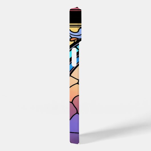 Das unscharfe, verkettete Glas Case-Mate iPhone Hülle (Rückseite / Rechts)