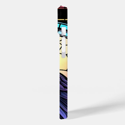 Das unscharfe, verkettete Glas Case-Mate iPhone Hülle (Rückseite / Links)