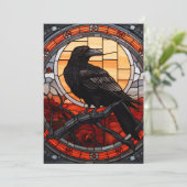 Das unscharfe, verkettete Glas Einladung (Stehend Vorderseite)