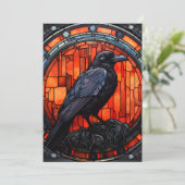 Das unscharfe, verkettete Glas Einladung (Stehend Vorderseite)