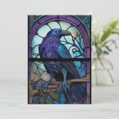 Das unscharfe, verkettete Glas Einladung (Stehend Vorderseite)