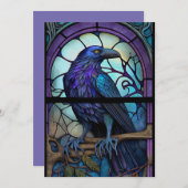 Das unscharfe, verkettete Glas Einladung (Vorne/Hinten)