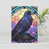 Das unscharfe, verkettete Glas Einladung (Stehend Vorderseite)