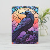 Das unscharfe, verkettete Glas Einladung (Stehend Vorderseite)