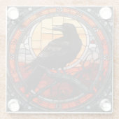 Das unscharfe, verkettete Glas Glasuntersetzer (Rückseite)