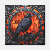 Das unscharfe, verkettete Glas Magnet (Vorne)