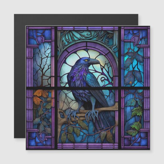 Das unscharfe, verkettete Glas Magnetkarte (Vorne/Hinten)