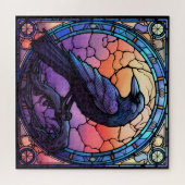 Das unscharfe, verkettete Glas Puzzle (Horizontal)