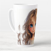Das unschuldige kleine Mädchen Milchtasse (Linke Ecke)