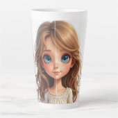 Das unschuldige kleine Mädchen Milchtasse (Vorderseite)