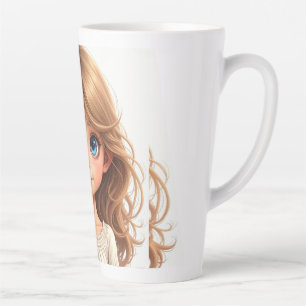 Das unschuldige kleine Mädchen Milchtasse