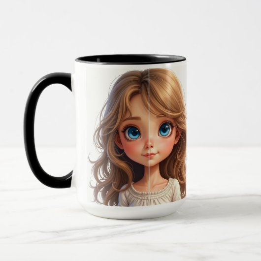 Das unschuldige kleine Mädchen Tasse (Links)