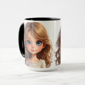 Das unschuldige kleine Mädchen Tasse (Vorderseite Links)