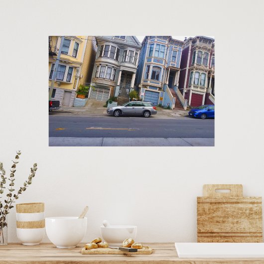 Das untere Hang Poster (Küche)