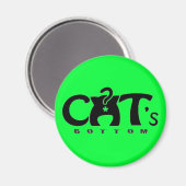 Das untere Magnet der Katze (Vorderseite/Rückseite)