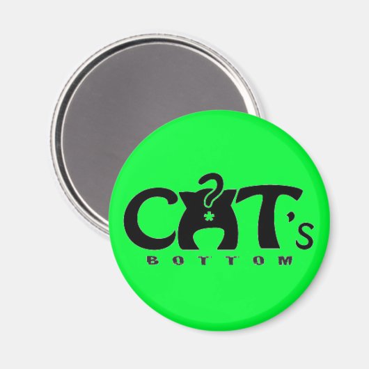 Das untere Magnet der Katze (Vorderseite/Rückseite)