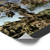 Das untergehende Fresko an der Altar des Sisti Poster (Ecke)