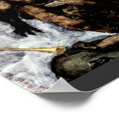 Das untergehende Fresko an der Altar des Sisti Poster (Ecke)