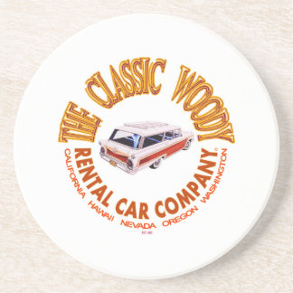 Das Unternehmen Classic Woody Rental Car Getränkeuntersetzer
