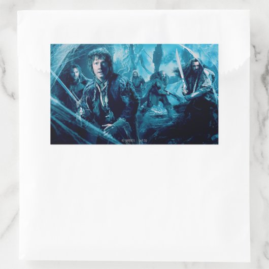 Das Unternehmen in Mirkwood Rechteckiger Aufkleber (Tasche)