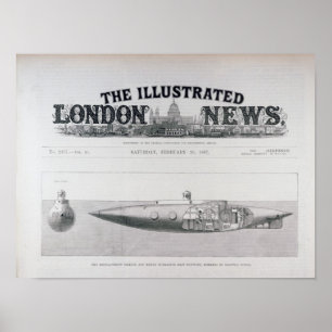 Das Unterseeboot, das aufgeht und absinkt Poster