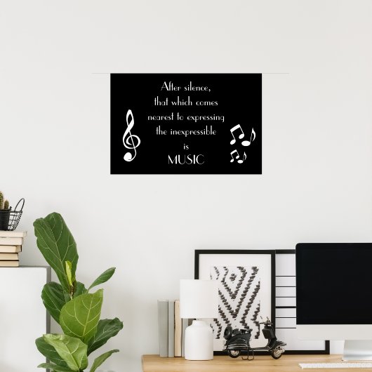 Das unübersehbare Musikposter Poster (Heimbüro)